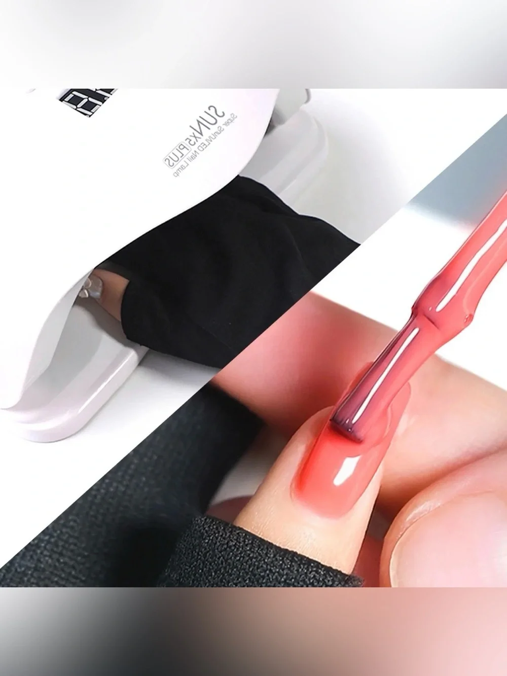 Source Unknown Black Women's Fingerless Sun Gloves